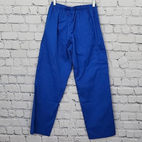2/$20 WonderWink Royal Blue Medical Scrub Pants Size M Straight Leg - Picture 3 of 6